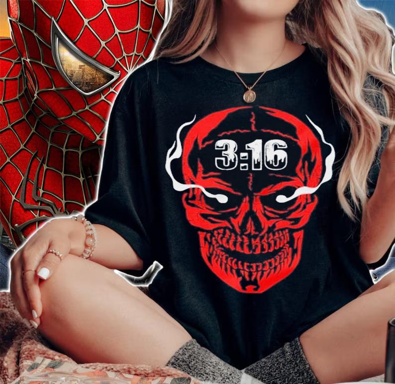 Stone Cold Steve Austin Red Skull 316 Shirt woman shirt
