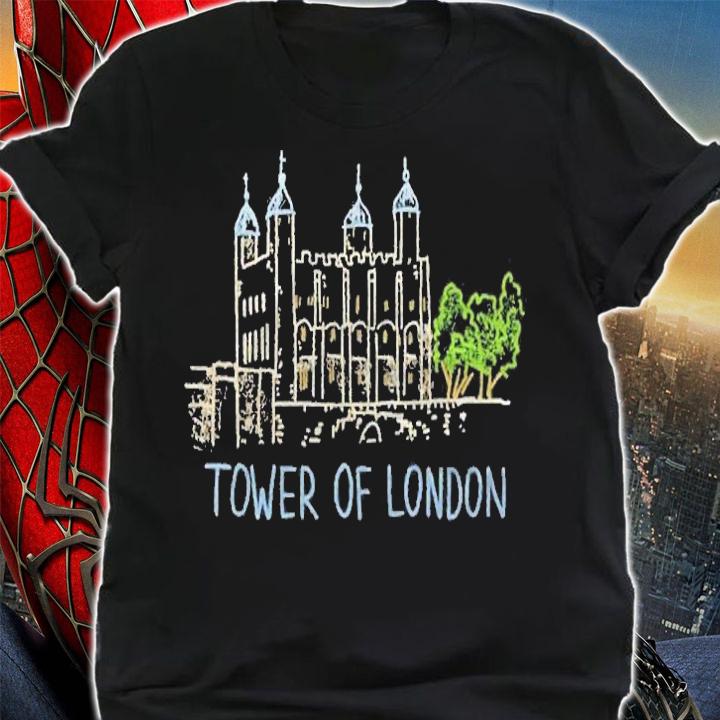 Tower Of London Unique Hand Drawn Art Shirt
