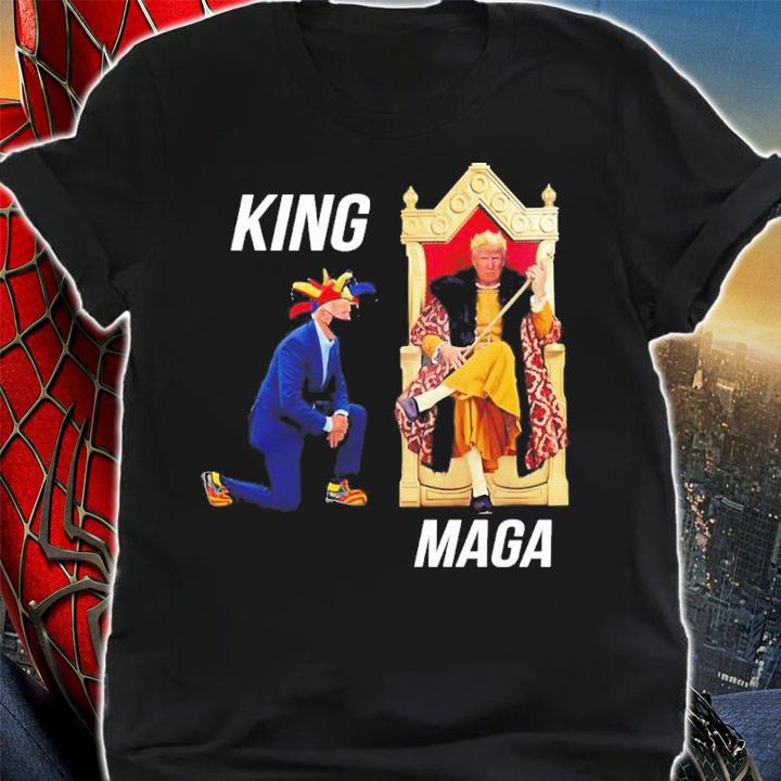 Trump And Joe Biden Maga King And Clown Shirt shirt