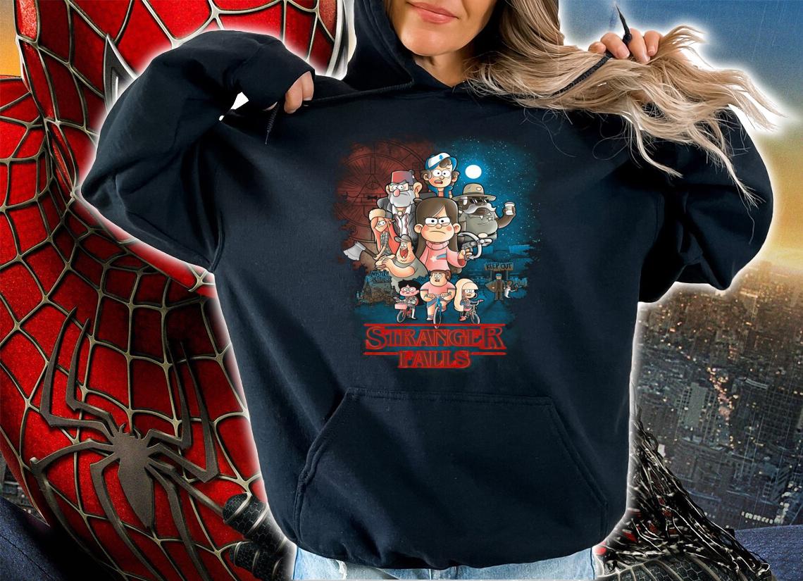 Gravity Falls Stranger Falls Stranger Things t-shirt