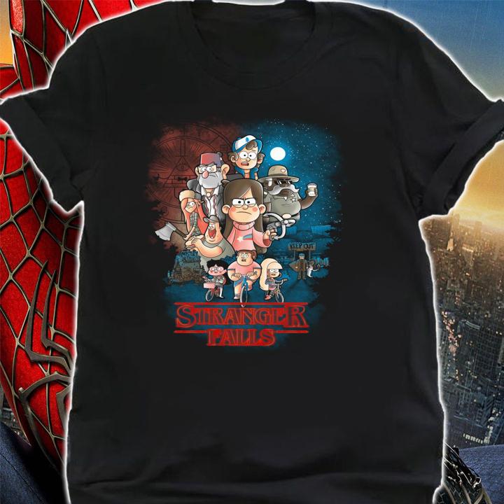 Gravity Falls Stranger Falls Stranger Things t-shirt
