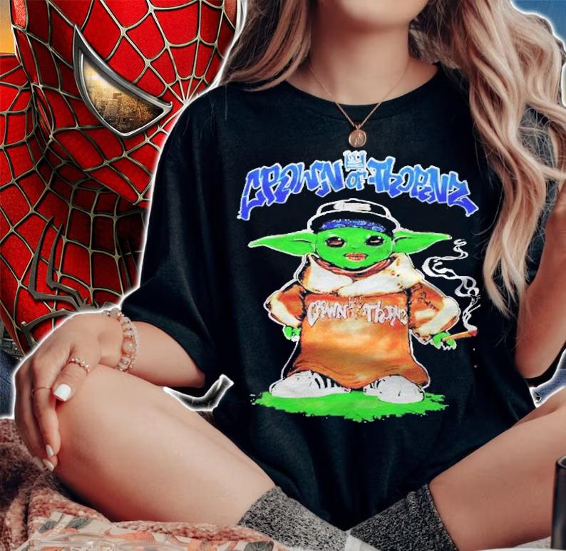 Crown Of Thornz Queens Yoda Shirt woman shirt
