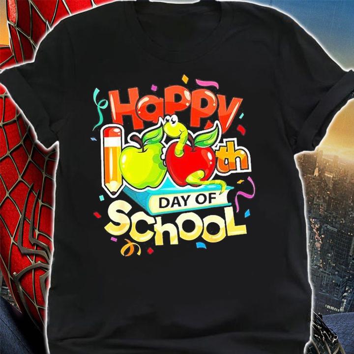 Happy Iooth Day Of School T-Shirt