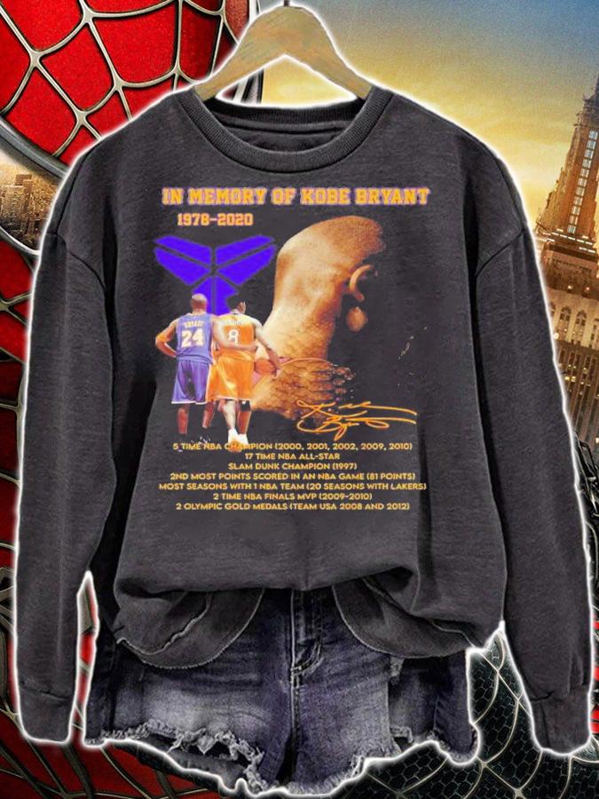 In Memory Of Kobe Bryant 5 Time NBA Champions 17 Time NBA All-Star Signatures Shirt