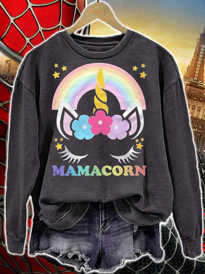Mamacorn Unicorn Mama Cute Unicorn Mom Mamacorn Unicorn Shirt