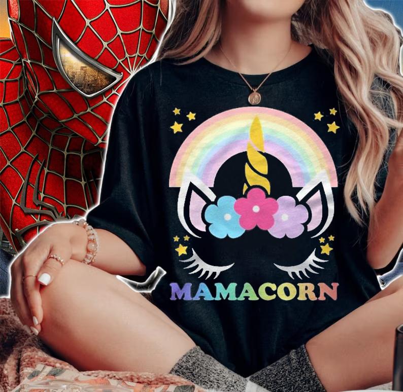Mamacorn Unicorn Mama Cute Unicorn Mom Mamacorn Unicorn Shirt