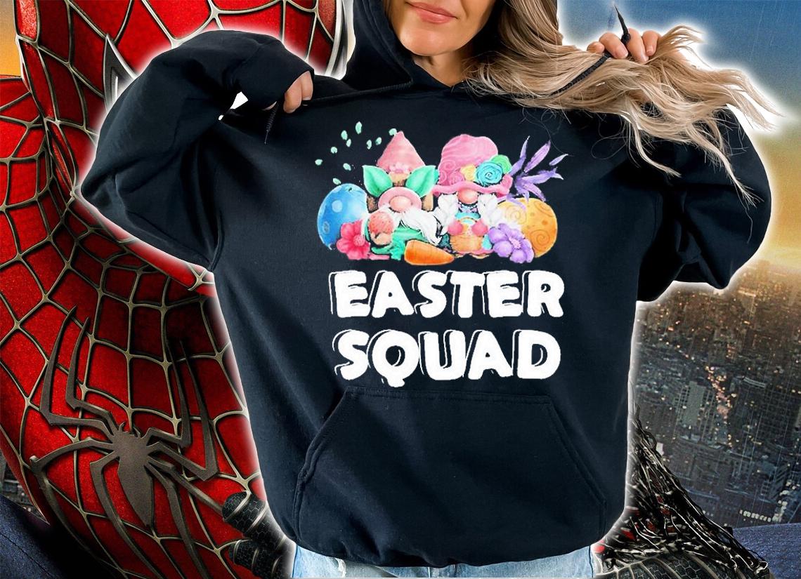 Easter Squad Gnomes Easter Day Bunny T-Shirt hoodie