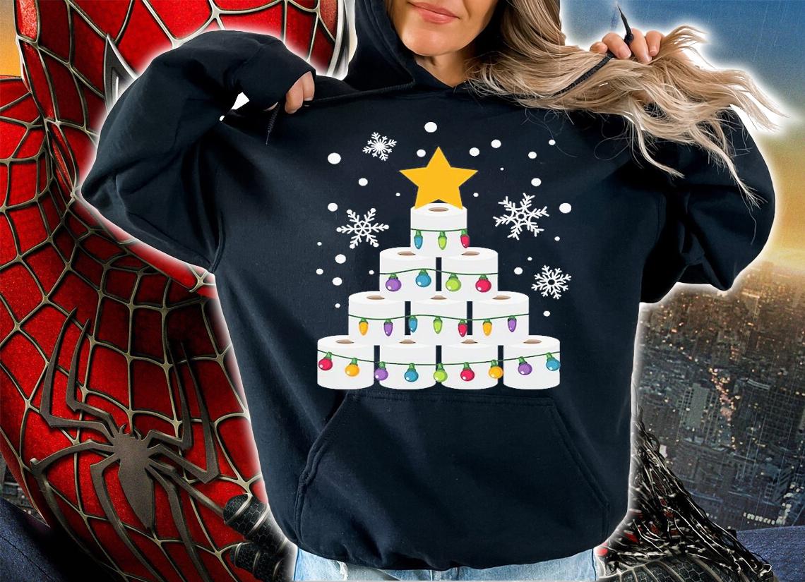 Funny Toilet Paper Chrismas, Snow T-Shirt hoodie