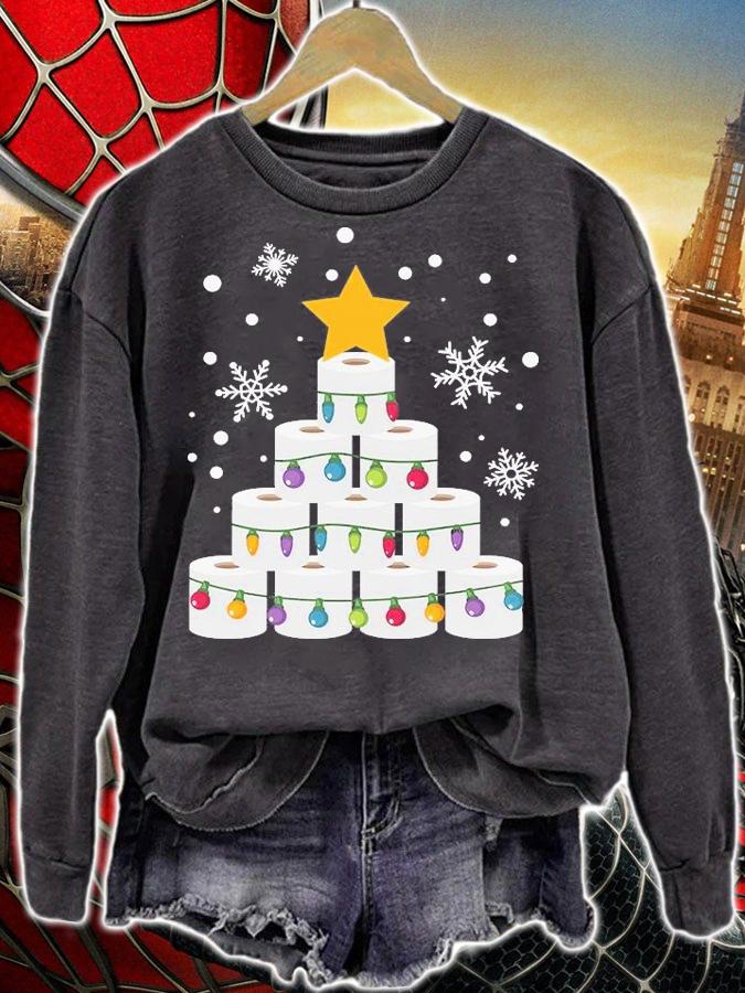 Funny Toilet Paper Chrismas, Snow T-Shirt sweatshirt