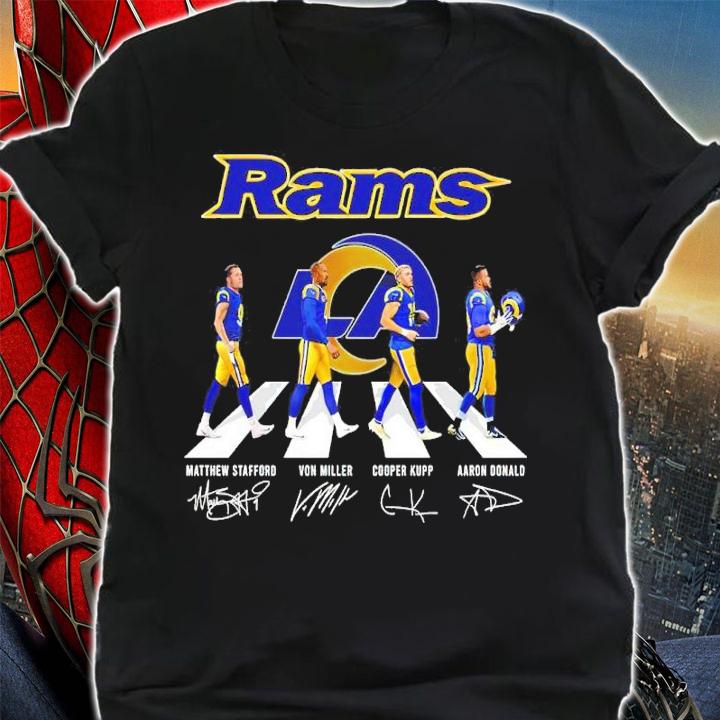 Los Angeles Rams Abbey Road Signatures Shirt shirt
