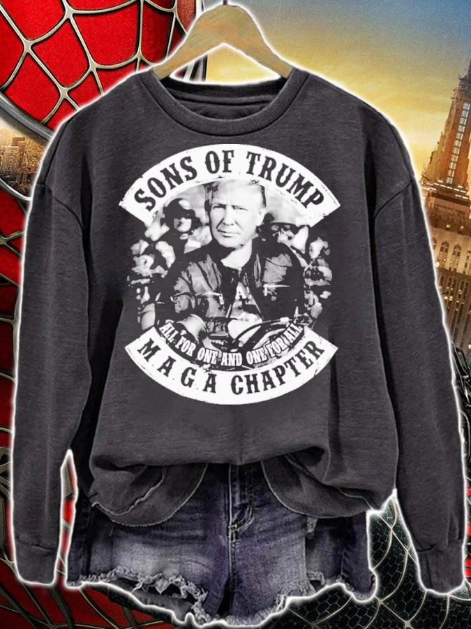 Sons Of Trump All For One And One For All MAGA Chapter Shirt sweatshirt