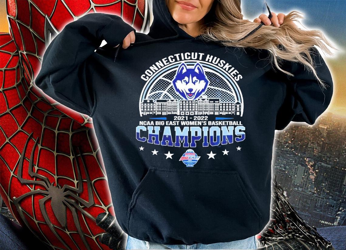 Connecticut Huskies NCAA Big East Women's Basketball 2021-2022 Champions Shirt hoodie