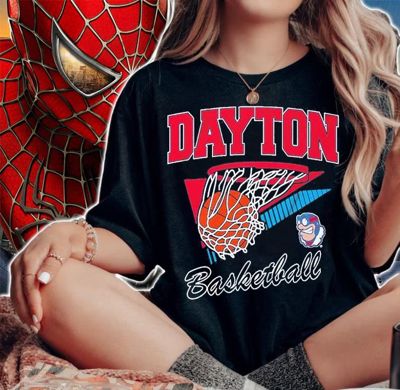 Dayton Board Basketball T-Shirt woman shirt
