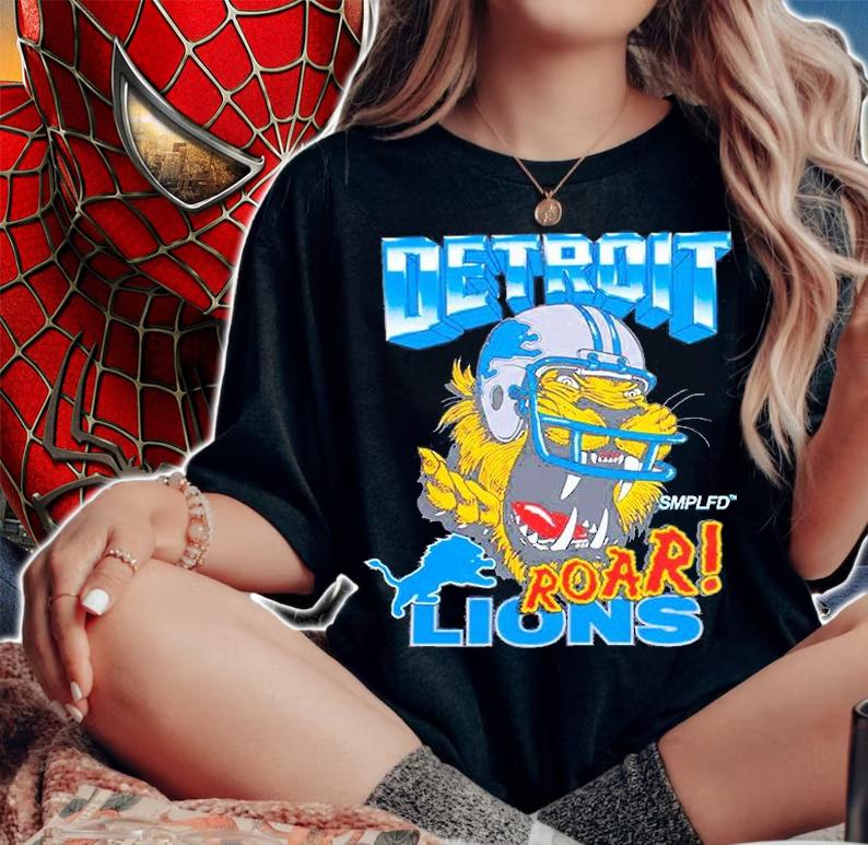 Detroit Lions Roar X Smplfd T-Shirt