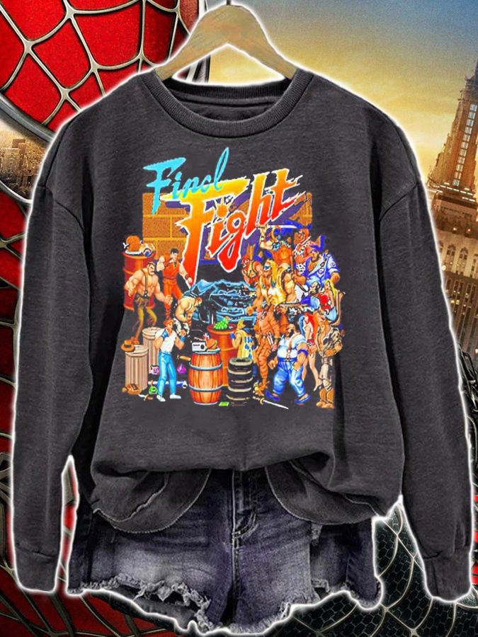 Final Fight Characters Shirt sweatshirt