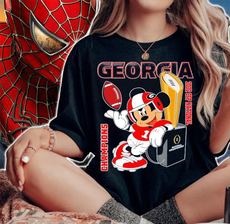 Georgia Bulldogs Mickey Mouse CFP National Champions 2022 Shirt
