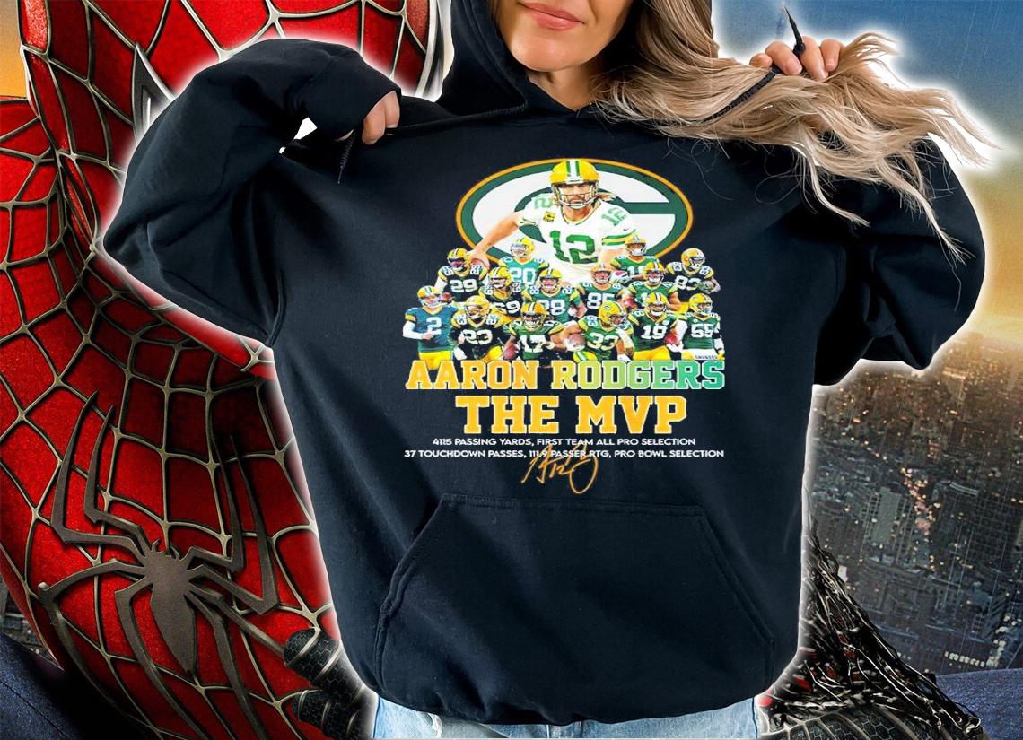 Green Bay Packers Aaron Rodgers The MVP Signatures Shirt hoodie