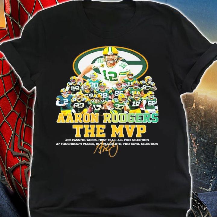 Green Bay Packers Aaron Rodgers The MVP Signatures Shirt shirt