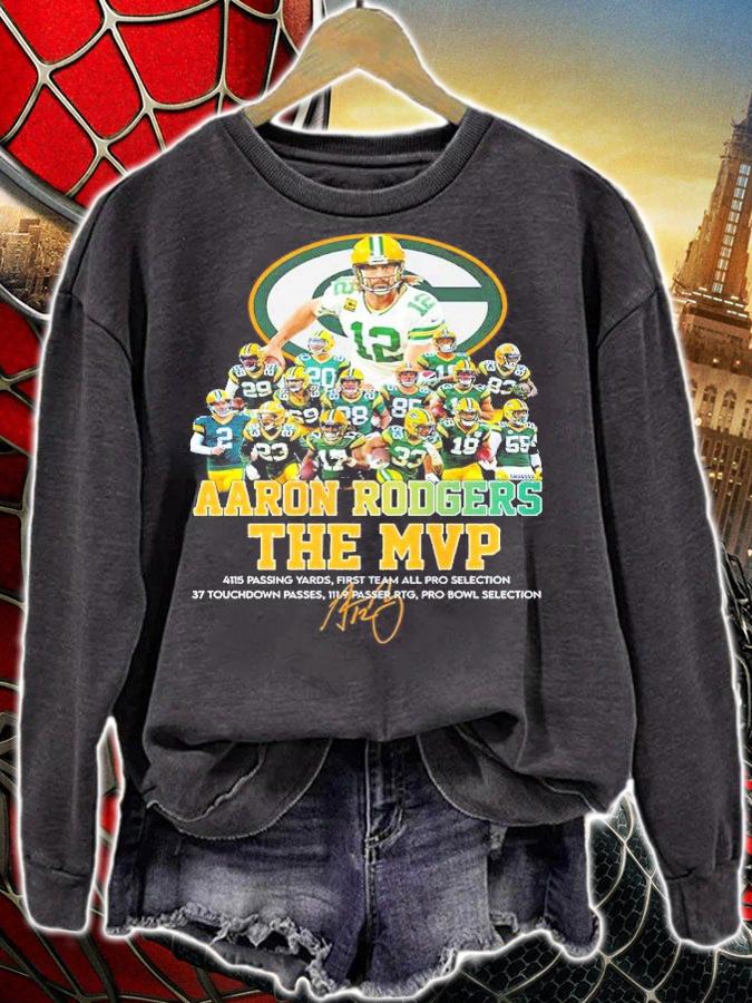 Green Bay Packers Aaron Rodgers The MVP Signatures Shirt sweatshirt