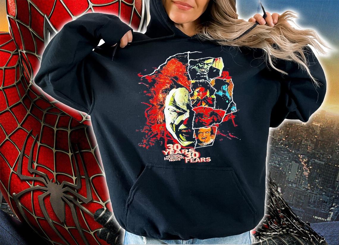 Halloween Horror Nights 30 Years 30 Fears t-shirt hoodie