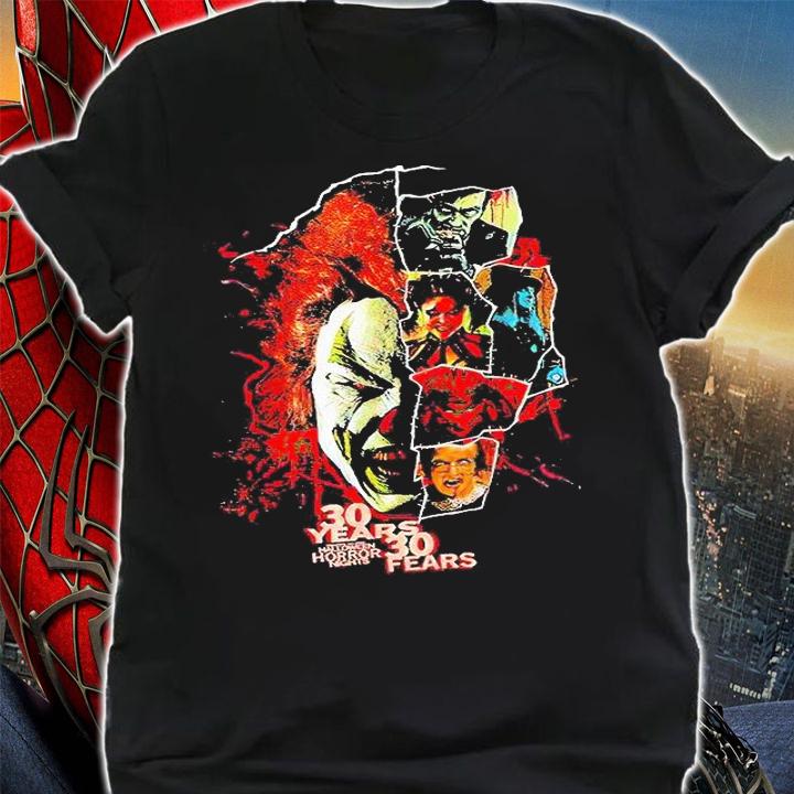 Halloween Horror Nights 30 Years 30 Fears t-shirt shirt