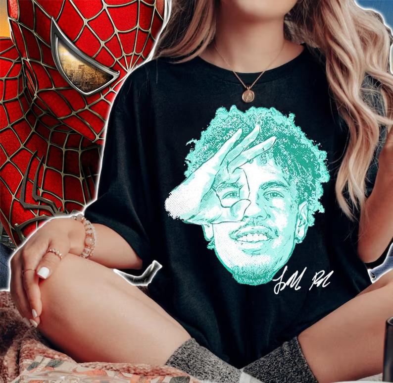 Lamelo Ball 3 Hand Charlotte Basketball Shirt woman shirt