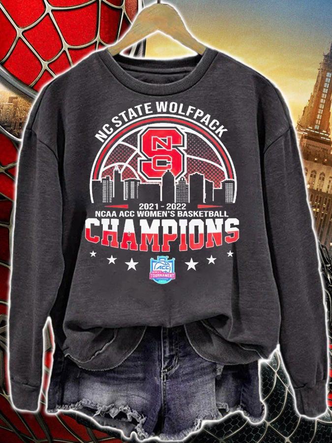NC State Wolfpack 2022 NCAA ACC Women's Basketball Champions T-Shirt sweatshirt
