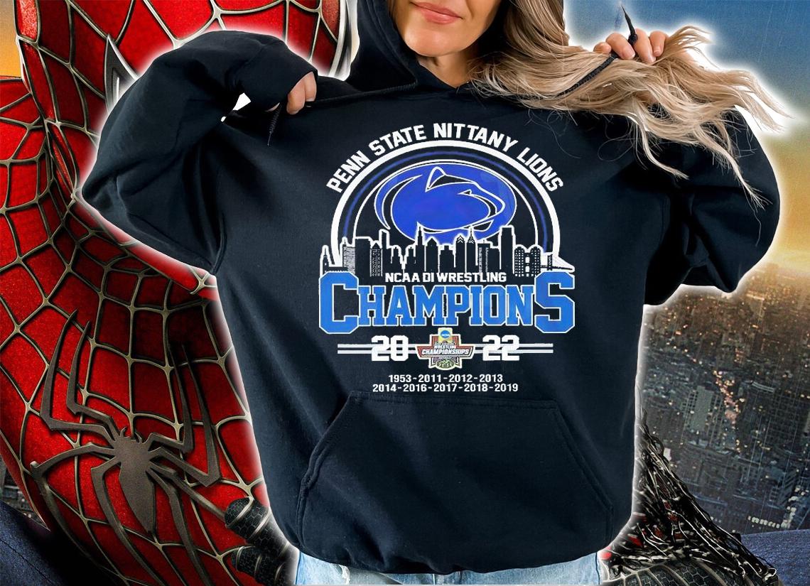 Penn State Nittany Lions 2022 NCAA DI Wrestling Champions T-Shirt hoodie