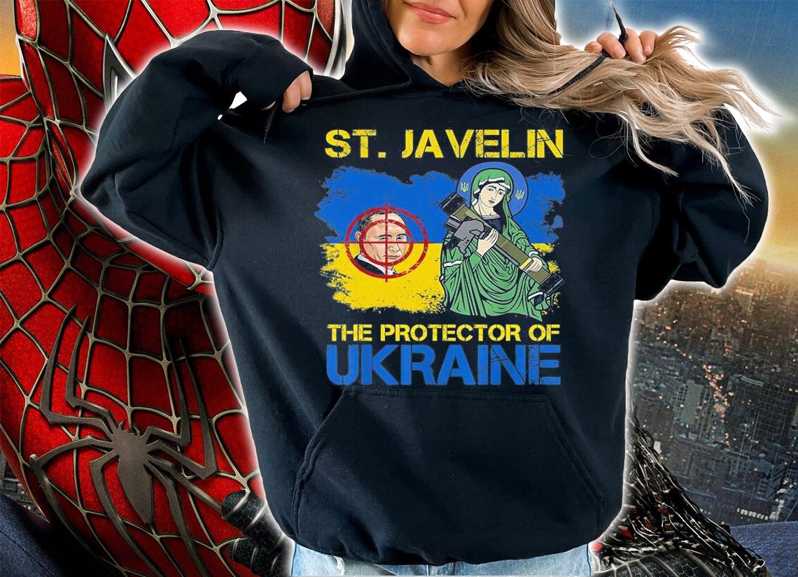 Saint Javelin Great Gift The Protector Of Ukraine T-Shirt