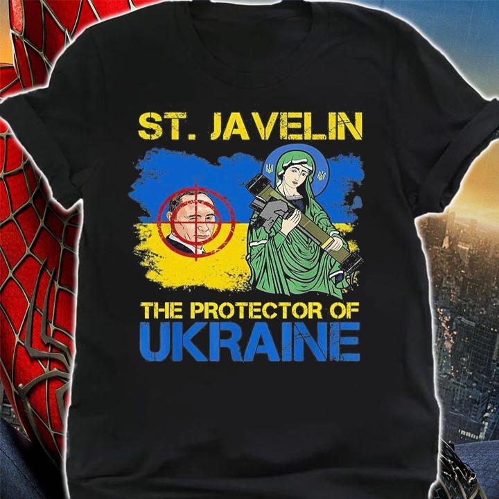 Saint Javelin Great Gift The Protector Of Ukraine T-Shirt