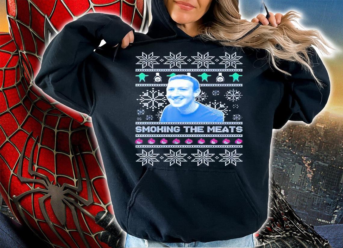 Smoking The Meats Tacky Christmas shirt hoodie