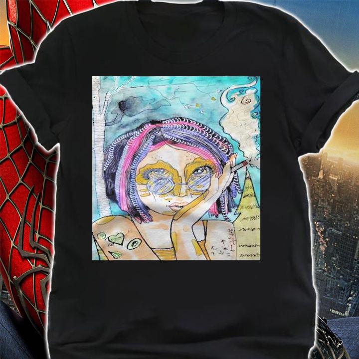 Sunken Shore Beauty Girl Art Shirt shirt