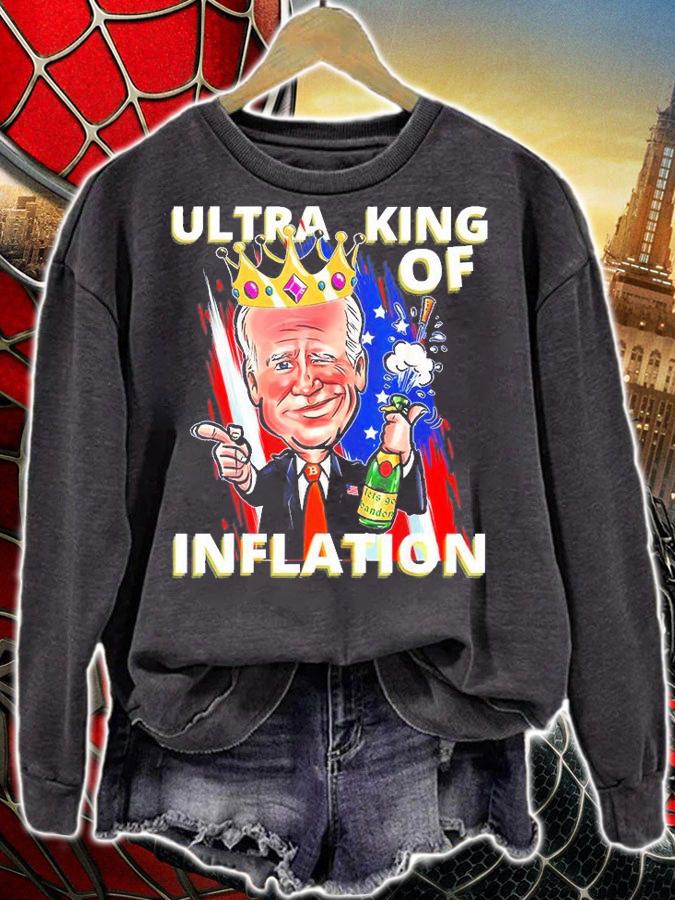 Ultra King Of Inflation Anti Joe Biden T-Shirt