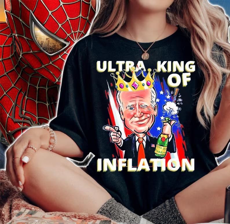 Ultra King Of Inflation Anti Joe Biden T-Shirt