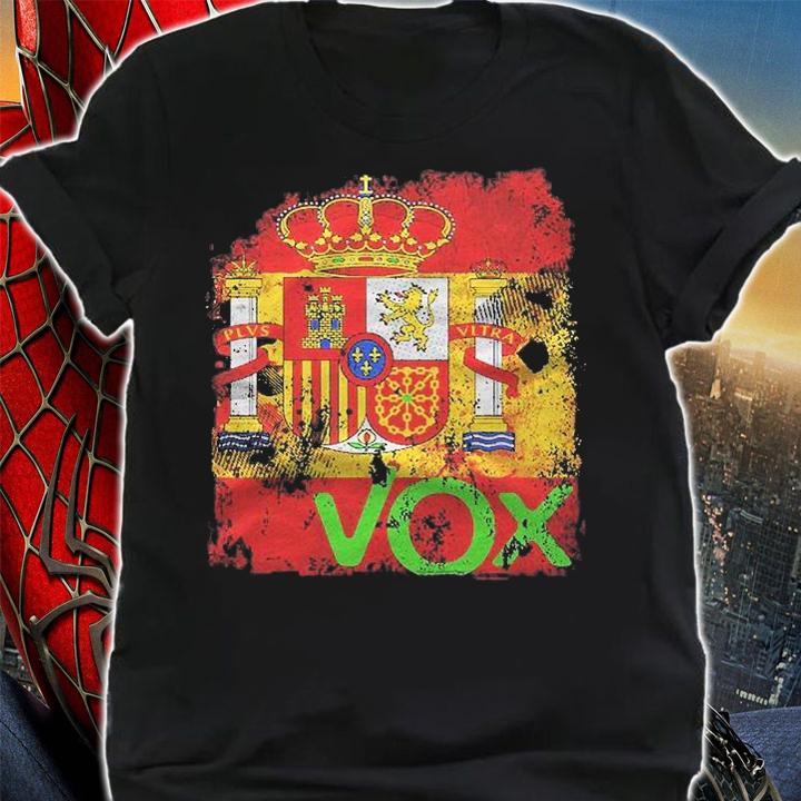 Vox Spain La Espana Viva Elections Bandera Flag Gift Shirt