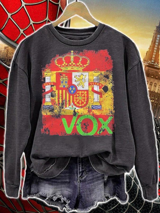 Vox Spain La Espana Viva Elections Bandera Flag Gift Shirt