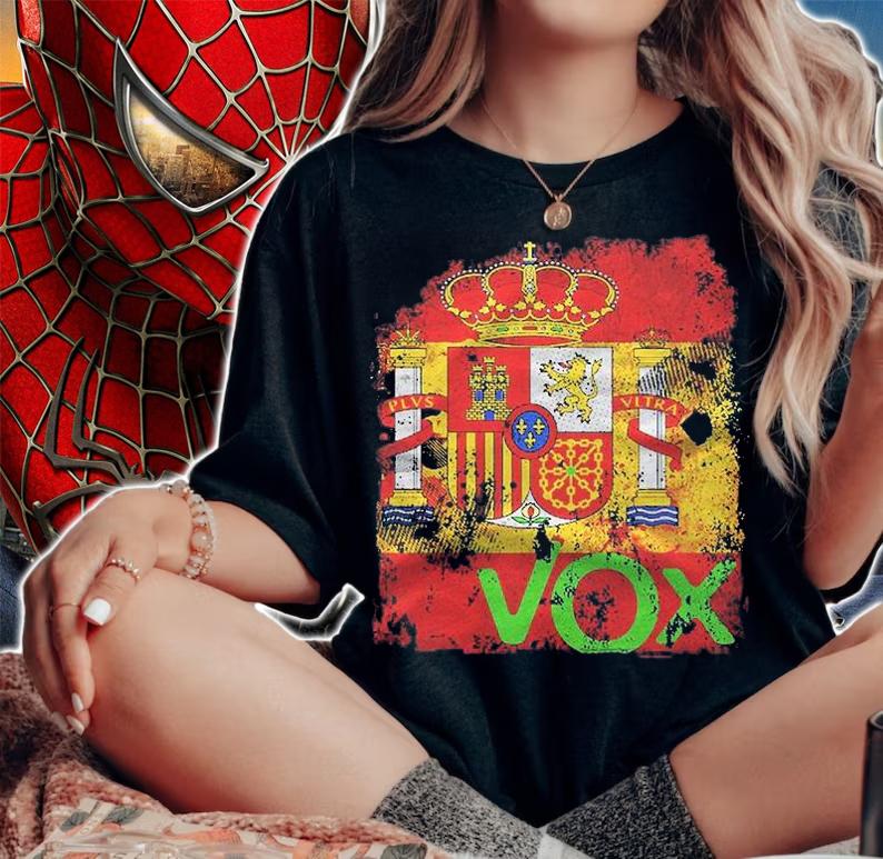 Vox Spain La Espana Viva Elections Bandera Flag Gift Shirt