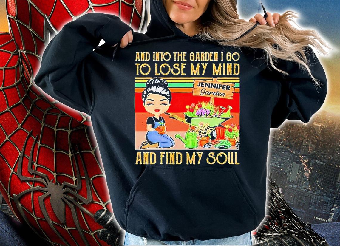 And into the garden I go to lose my mind and find my soul Vintage T-shirt