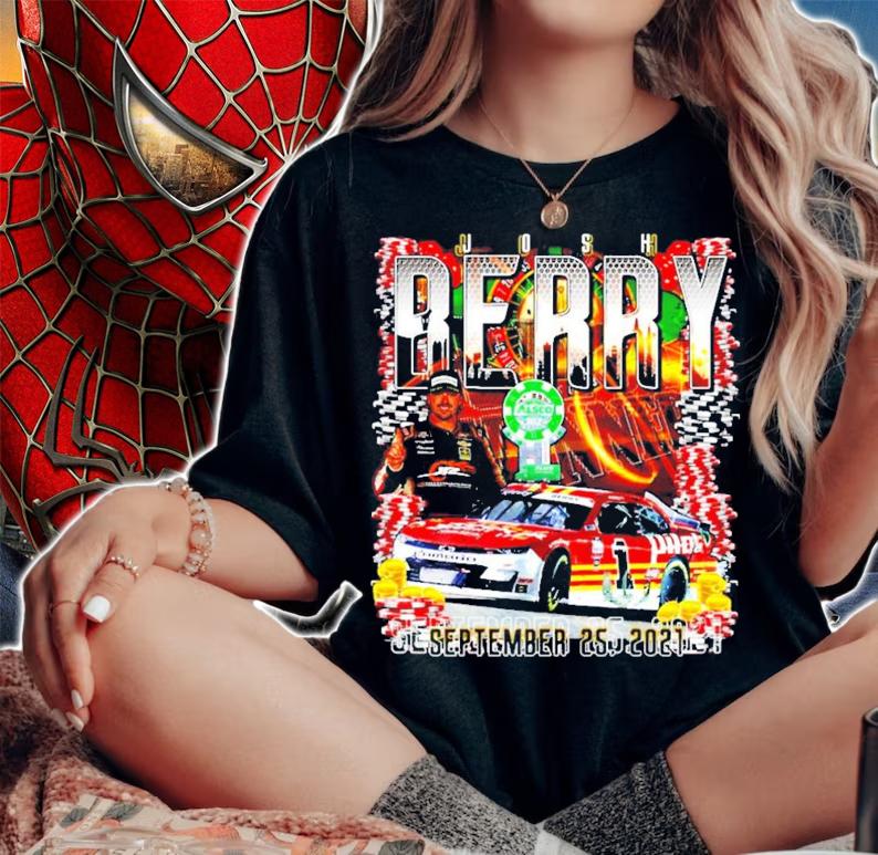 Josh Berry JR Motorsports Official Team Apparel 2021 Pilot Flying J Alsco Uniforms 302 Xfinity Series Race Winner Shirt woman shirt