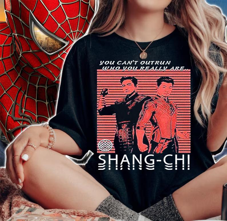 Marvel Studios Shang-Chi And The Legend Of The Ten Rings Family Heroes T-shirt woman shirt