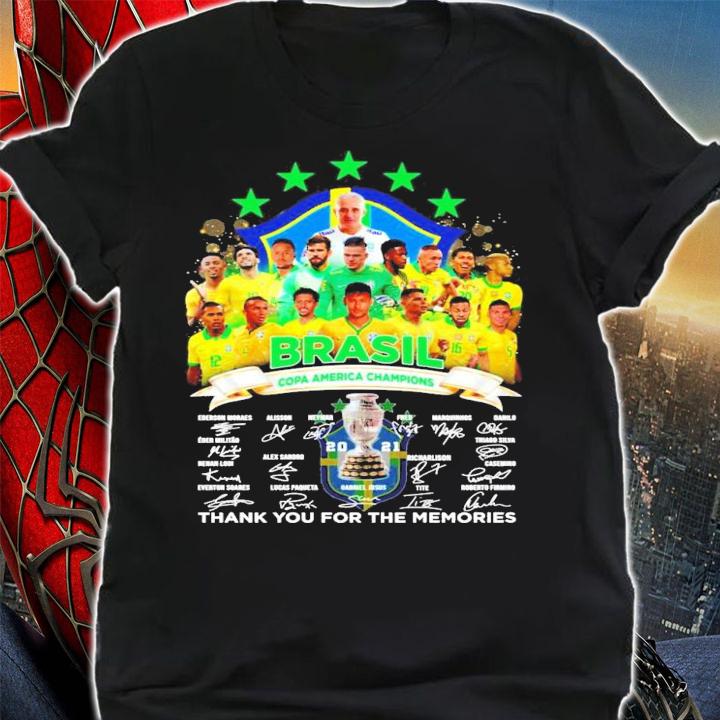 Brasil Copa America Champions signatures 2021 shirt