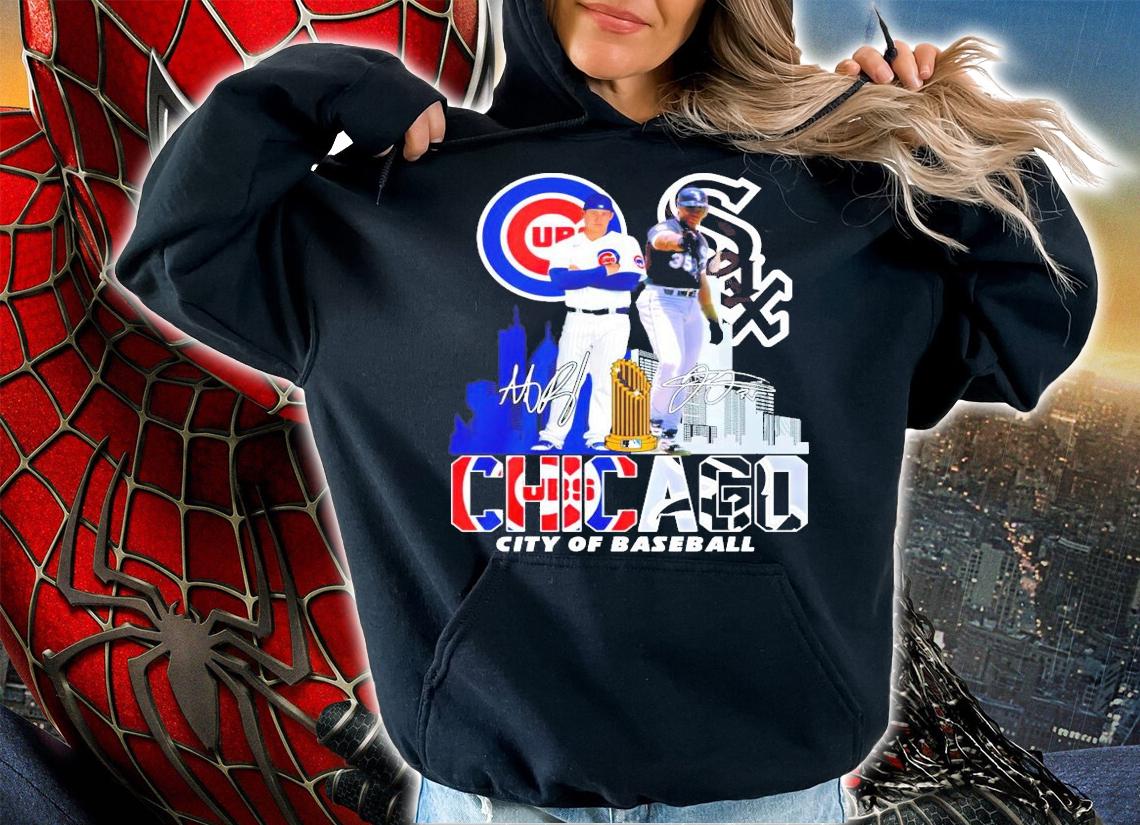 Chicago Cubs White Sox city of baseball signature shirt hoodie