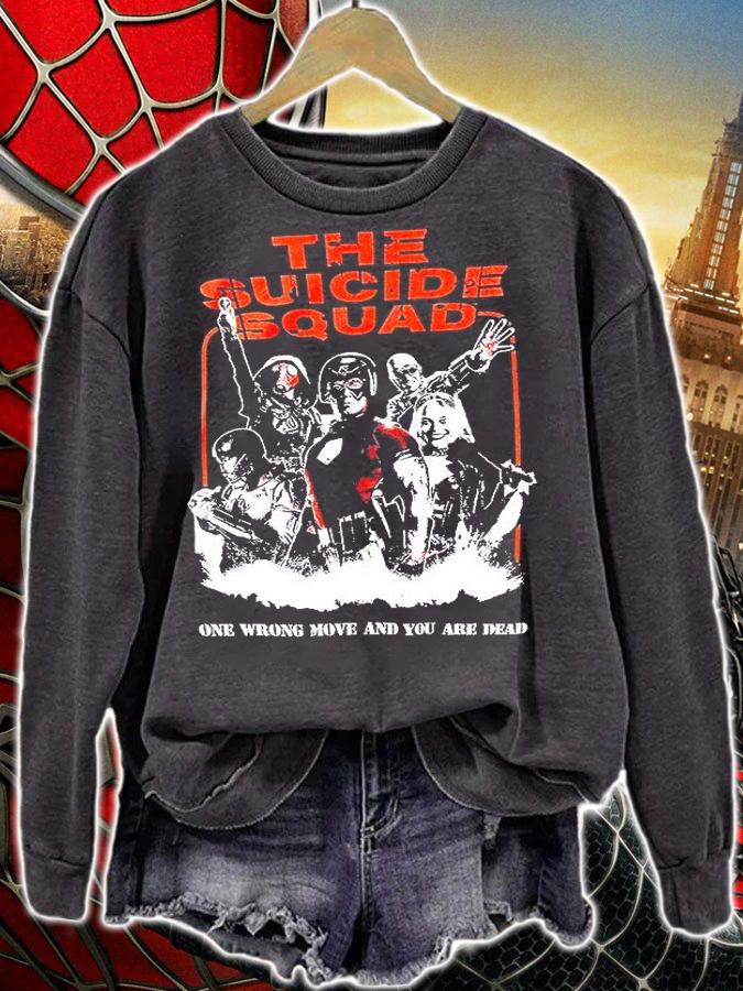 DC Comics The Suicide Squad one wrong move and you are dead T-shirt sweatshirt
