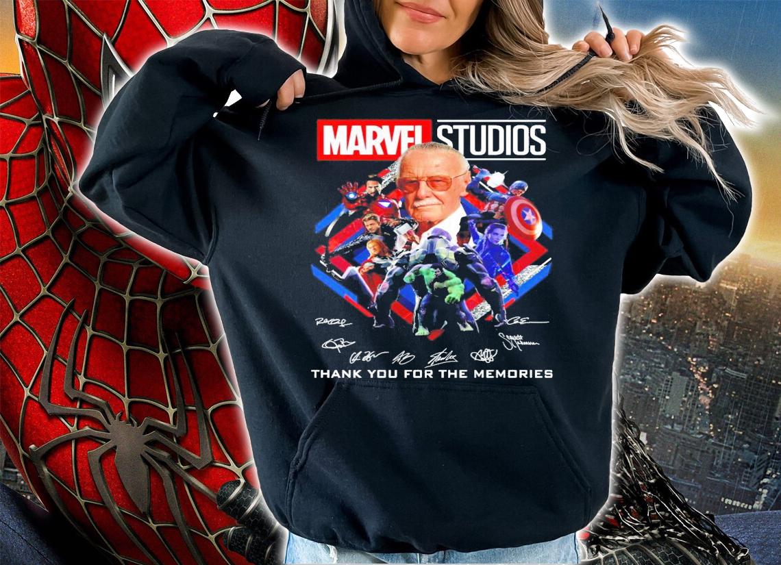 Marvel Studios signature thank you for the memories shirt hoodie