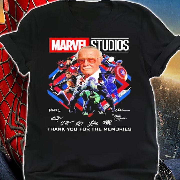 Marvel Studios signature thank you for the memories shirt shirt