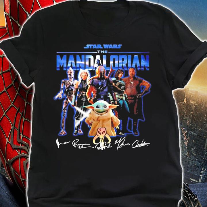 Star Wars the Mandalorian signature shirt