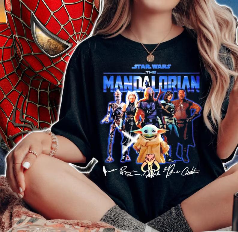 Star Wars the Mandalorian signature shirt