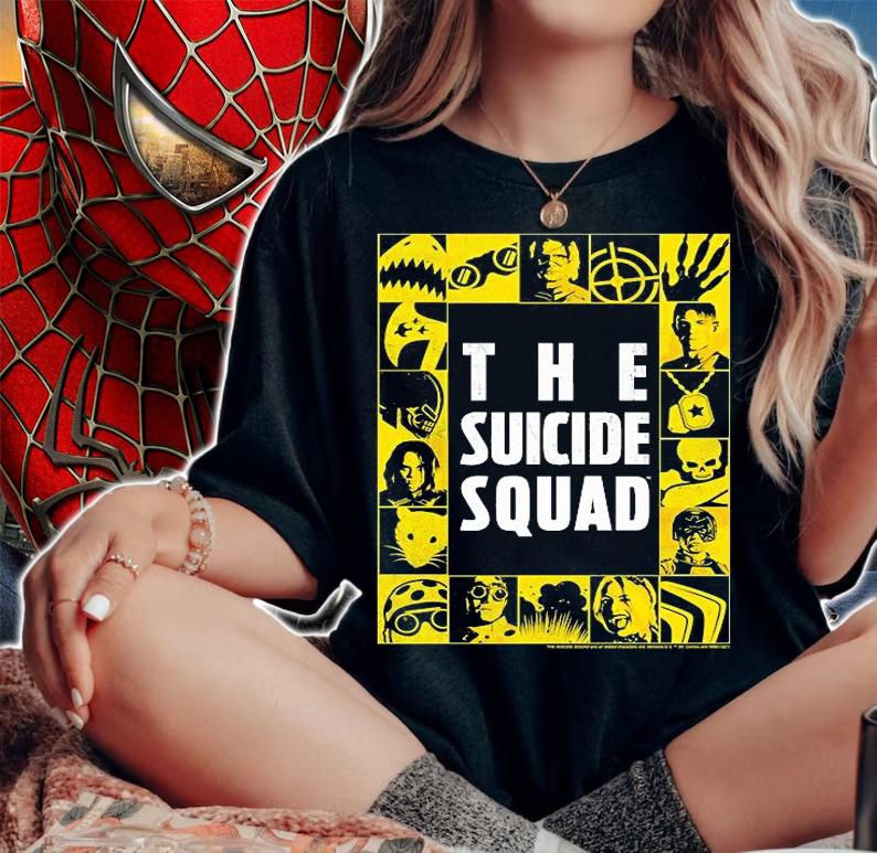 The Suicide Squad Symbol Squares shirt woman shirt
