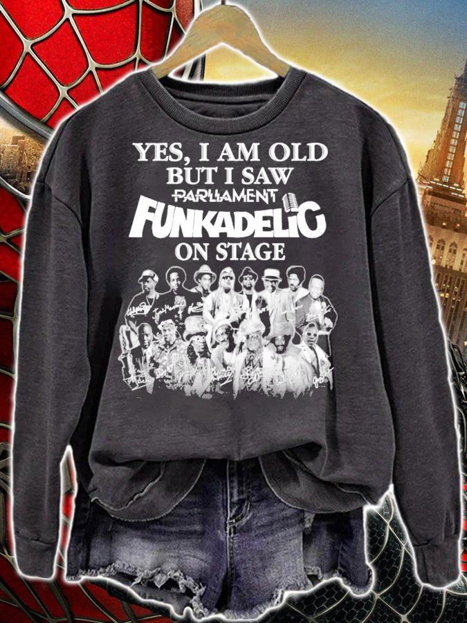 Yes I am old but I saw Parliament Funkadelic on stage signatures shirt