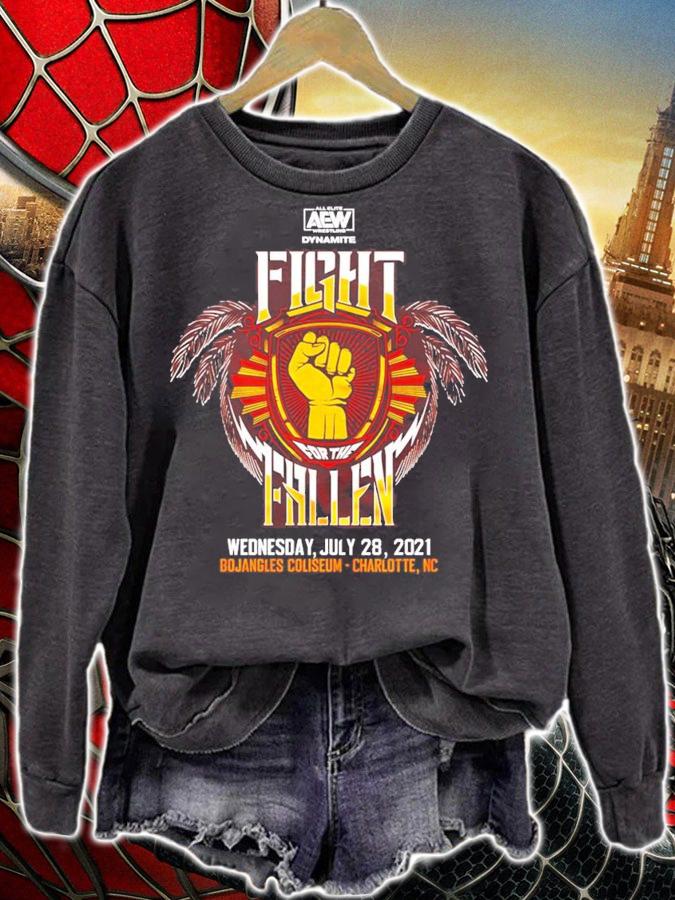 AEW Fight for the Fallen 2021 Logo shirt sweatshirt